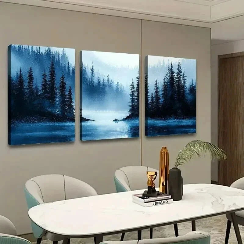 3pcs Dried Flower & Ceramic Vase Pattern Wall Art Set Canvas Framed 60x90cm - High Quality Print 100% Australian Made Wall Canvas Ready to Hang