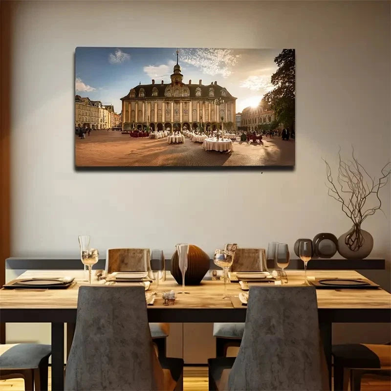 Bohemian Modern Decor Wall Art Canvas Office Home Room Framed 120x60cm