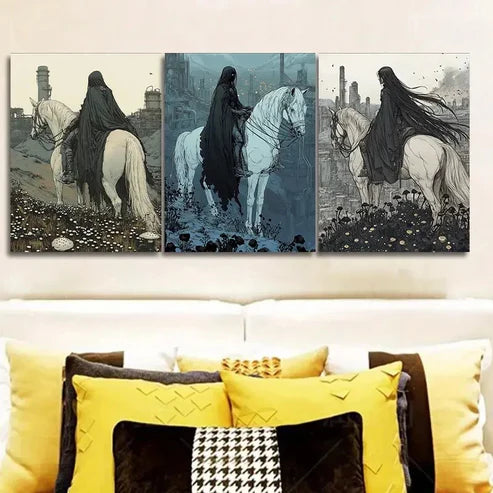 3pcs Lady Liberty Wall Art Canvas Unframed - High Quality Print 100% Australian Made Wall Canvas