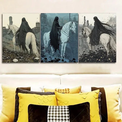 3pcs Lady Liberty Wall Art Canvas Unframed - High Quality Print 100% Australian Made Wall Canvas