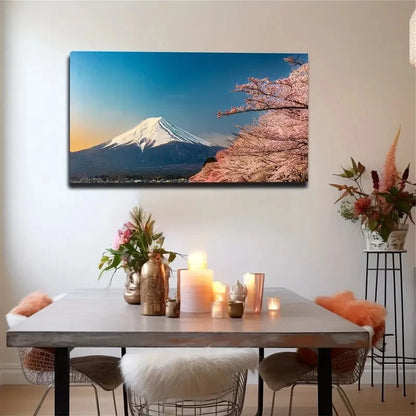 Cherry Blossom Wall Art Canvas Office Home Room Framed 120x60cm