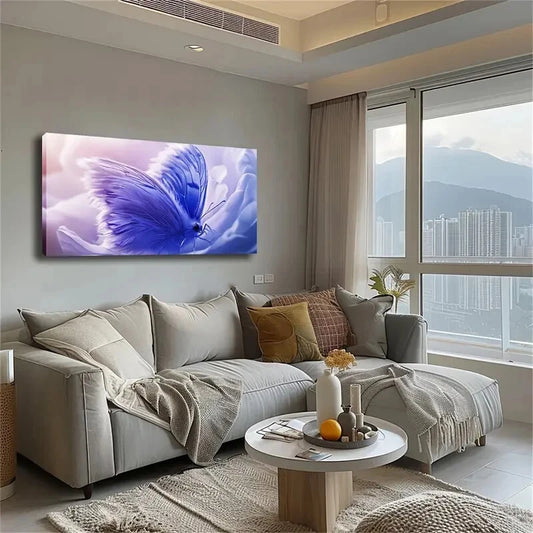 Modern Minimalist Delicate Wing Wall Art Canvas Office Home Room Framed 120x60cm