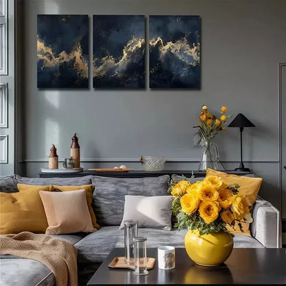 3pcs Nebula From The Universe Wall Art Set Canvas Framed 60x90cm - High Quality Print 100% Australian Made Wall Canvas Ready to Hang - Bella Home Decor