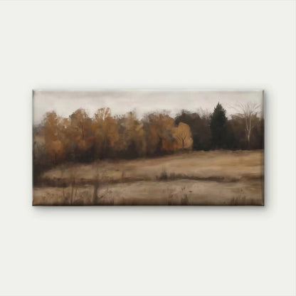 Autumn Forest Landscape Wall Art Canvas Office Home Room Framed 120x60cm
