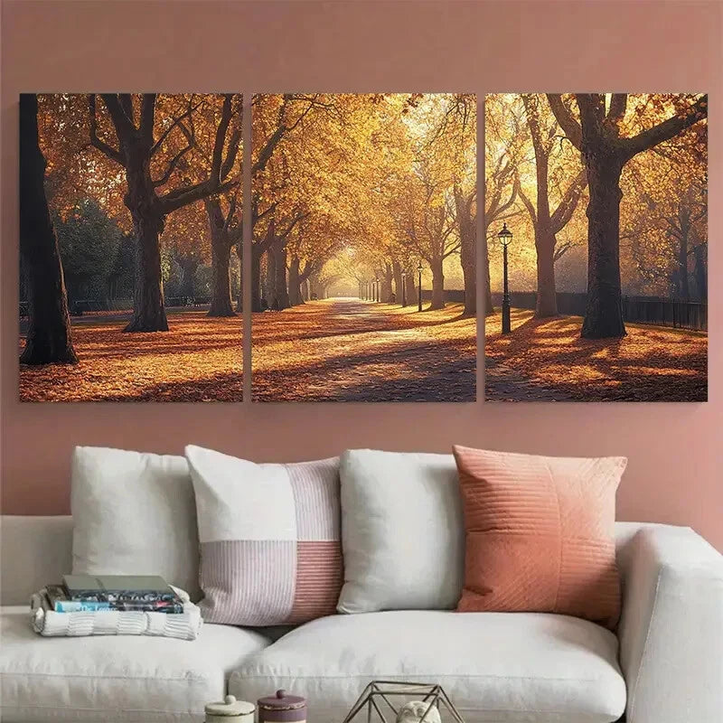 3pcs Myatts London's Famous Park Metal Print Ready to Hang Art - Bella Home Decor