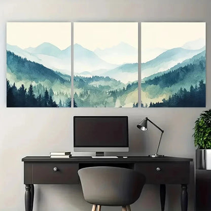 3pcs Preov Slovakia, Travel City Illustration Metal Print Ready to Hang Art - Bella Home Decor
