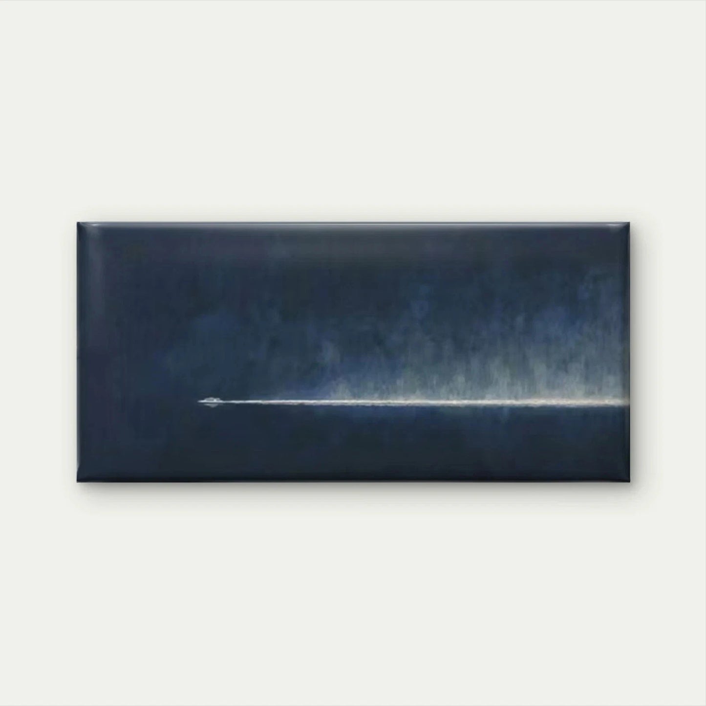 White Boat & Ocean Wave Wall Art Canvas Office Home Room Framed 120x60cm