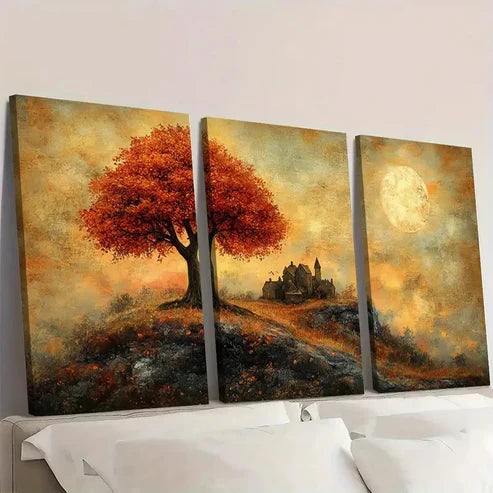 3pcs Inspirational Quote IQ Wall Art Set Canvas Unframed - High Quality Print 100% Australian Made Wall Canvas