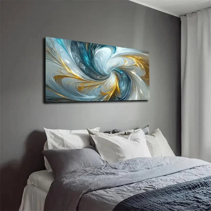 Flowing Deep And Highly Wall Art canvas office home room framed 120x60cm