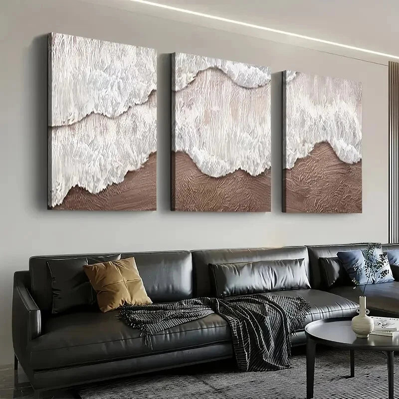 3pcs Modern Fashion Simple Abstract Perfect Wall Art Set Canvas Framed 40x60cm - High Quality Print 100% Australian Made Wall Canvas Ready to Hang - Bella Home Decor