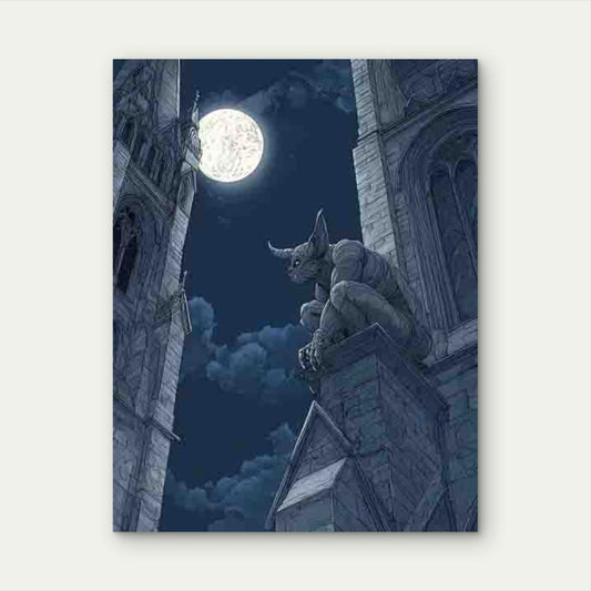 Embodying Creepy Art, Gothic Halloween Themes 40x60cm Metal Print Ready to Hang