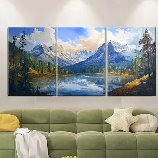 3pcs Rocky Mountain National Park Colorado Metal Print Ready to Hang Art