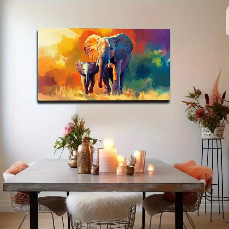 Creative Style Colorful Wall Art Canvas Office Home Room Framed 120x60cm