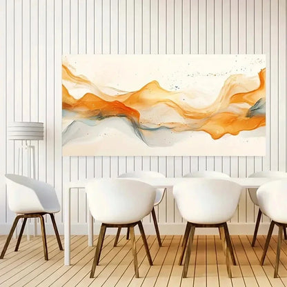 Color Splicing Abstract wall canvas office home room framed 120x60cm - Bella Home Decor