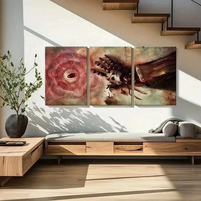 3pcs Fullmetal Alchemist Anime Decor Wall Art Set Canvas Framed 40x60cm - High Quality Print 100% Australian Made Wall Canvas Ready to Hang - Bella Home Decor