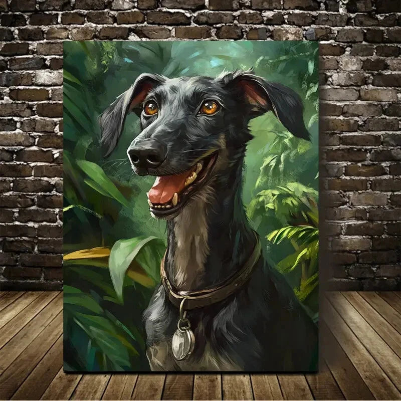 Beautiful Rathound Suitable Painting 40x60cm Metal Print Ready to Hang - Bella Home Decor