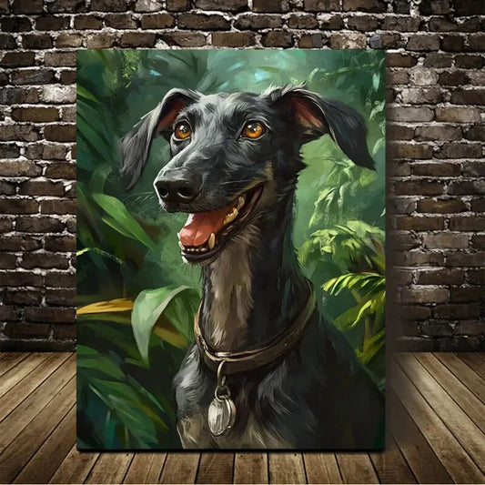 Beautiful Rathound Suitable Painting 40x60cm Metal Print Ready to Hang - Bella Home Decor