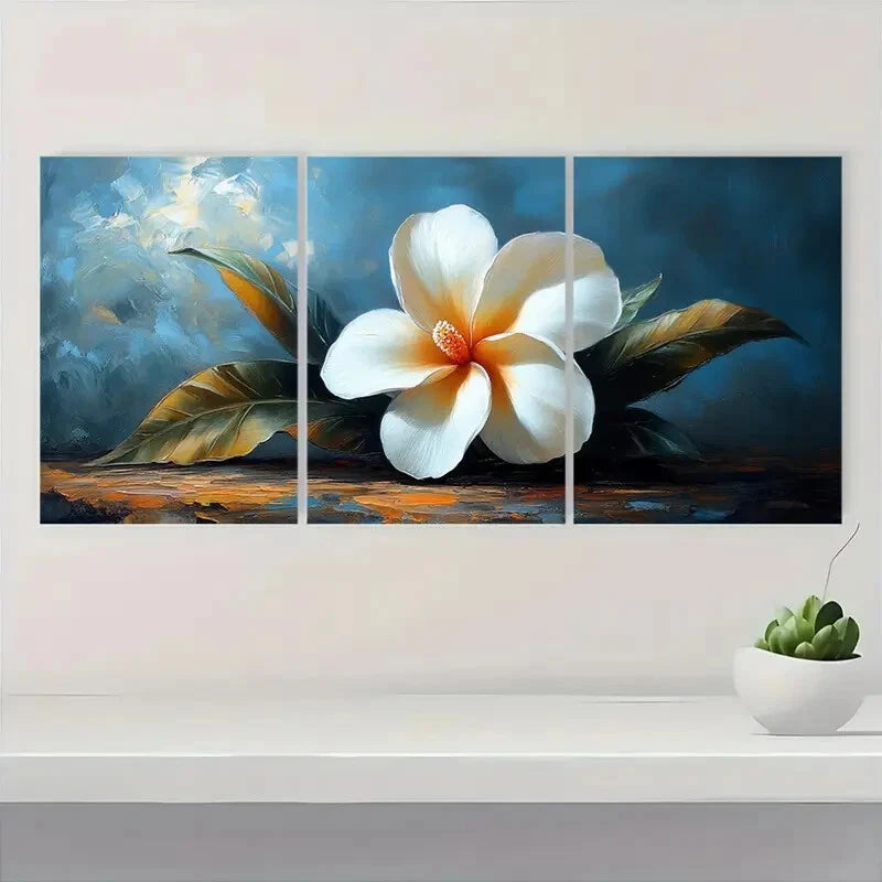 3pcs Minimalist Tropical Monstera Leaf Metal Print Ready to Hang Art - Bella Home Decor