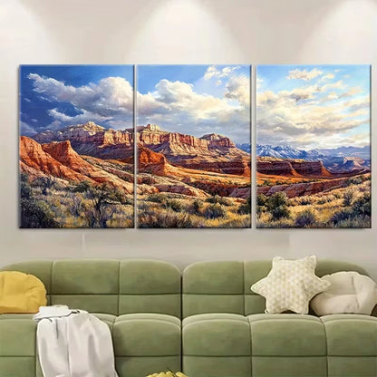 3pcs Brian Head Utah Landscape Metal Print Ready to Hang Art - Bella Home Decor