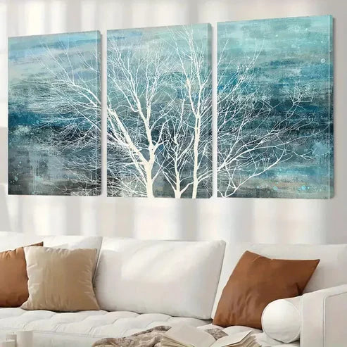 3pcs Tree of Life Wall Art Set Canvas Unframed - High Quality Print 100% Australian Made Wall Canvas