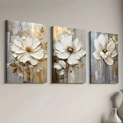 3pcs Modern Abstract Fashion Light Luxury Canvas Unframed - High Quality Print 100% Australian Made Wall Canvas