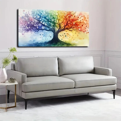 Modern Abstract Tree Branches Wall Art canvas office home room framed 120x60cm - Bella Home Decor
