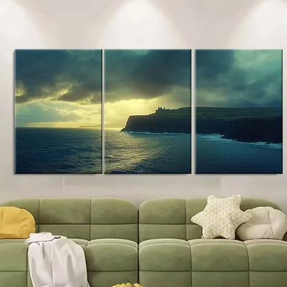 3pcs Turneresque Atmosphere Metal Print Ready to Hang Art