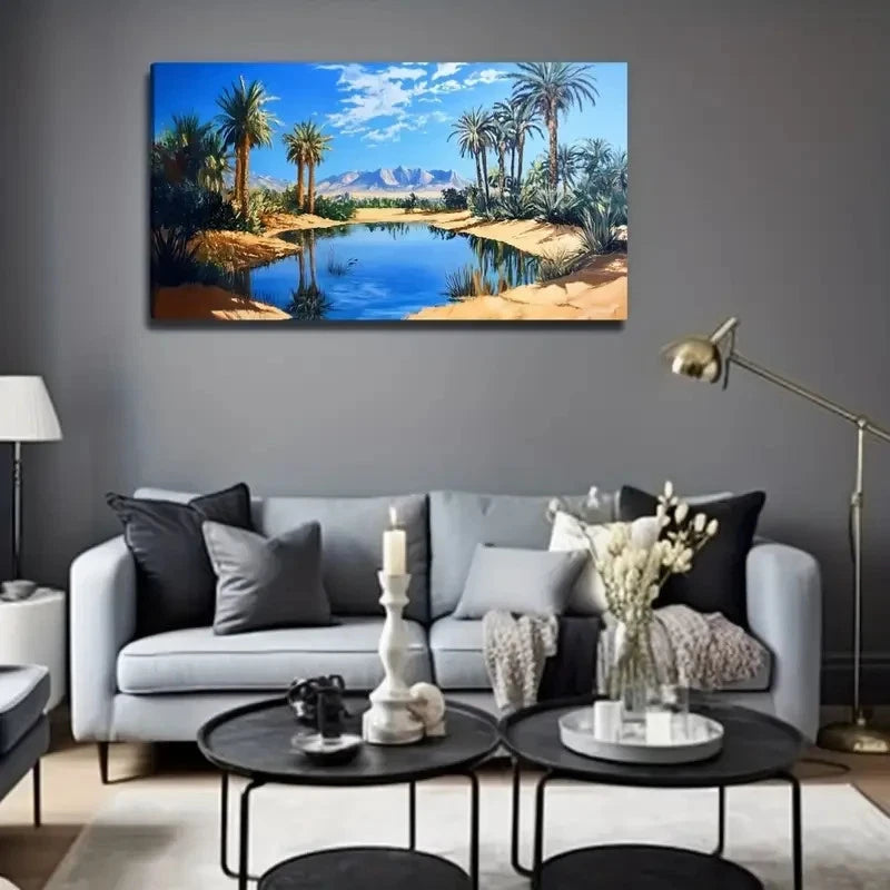 Modern Desert Perfect Wall Art Canvas Office Home Room Framed 120x60cm