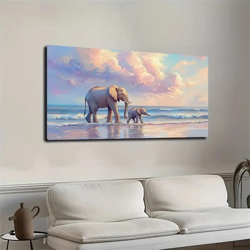 Serene Pastel Hues Wall Art canvas office home room framed 120x60cm