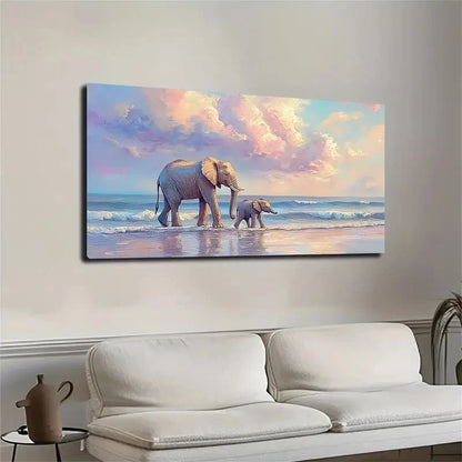 Serene Pastel Hues Wall Art canvas office home room framed 120x60cm