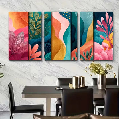 3pcs Set of 3 Boho Gallery Metal Print Ready to Hang Art