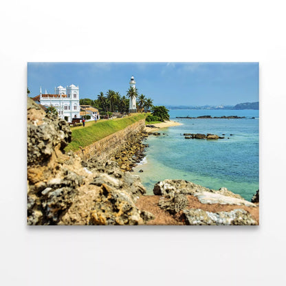 Lighthouse In Galle, Sri Lanka  Wall Art Decor 100% Australian Made - Bella Home Decor