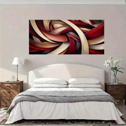 Golden Brown Beige Wall Art Canvas Office Home Room Framed 120x60cm