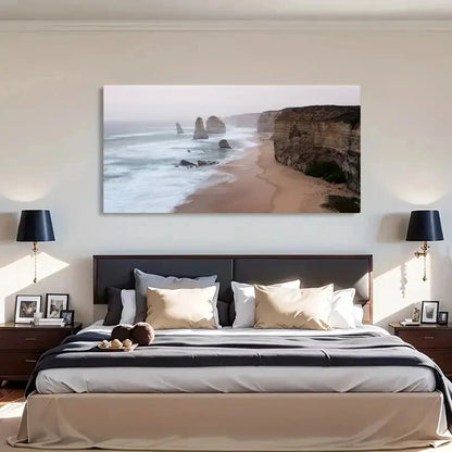 Seaside Landscape Theme Wall Art Canvas Office Home Room Framed 120x60cm