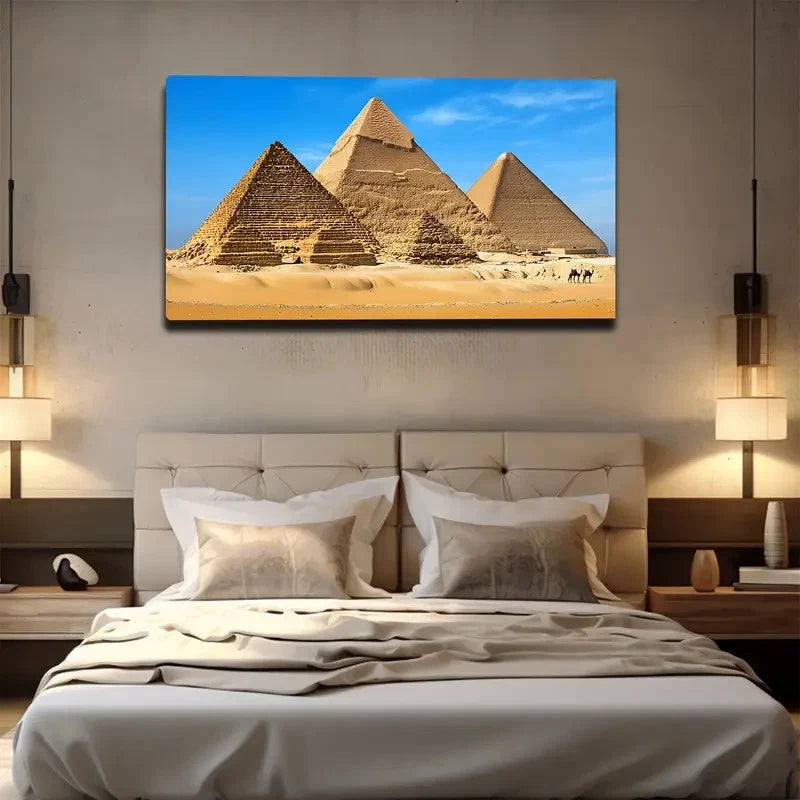 Desert Landscape Wall Art Canvas Office Home Room Framed 120x60cm