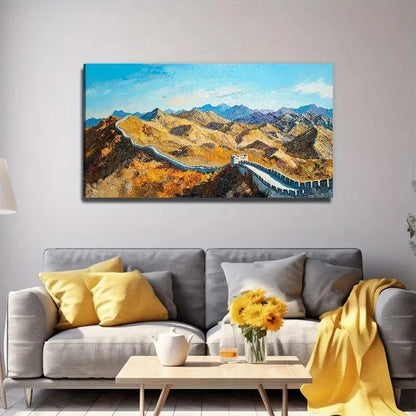 Wonders Of The Great Perfect Wall Art Canvas Office Home Room Framed 120x60cm