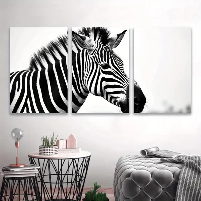 3pcs Black And White Photograph Wall Art Set Canvas Framed 40x60cm - High Quality Print 100% Australian Made Wall Canvas Ready to Hang - Bella Home Decor