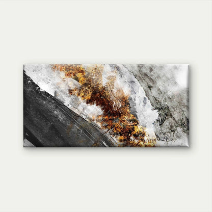 Abstract Painting Dark Colors Wall Art Canvas Office Home Room Framed 120x60cm