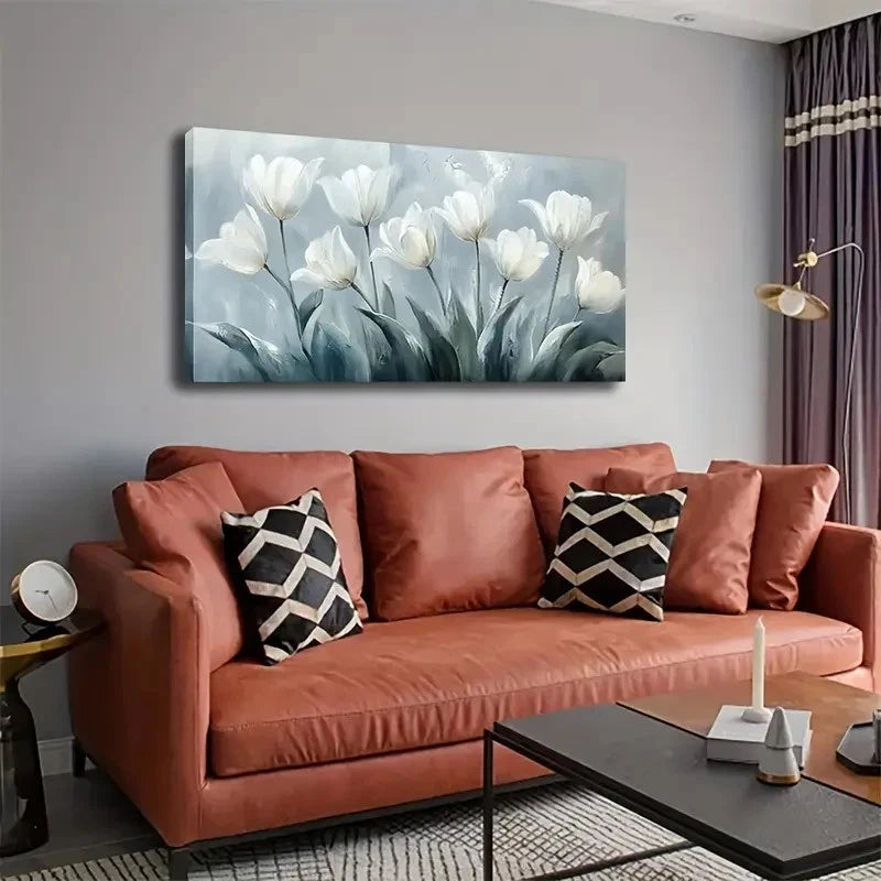 Peaceful Atmosphere Realistic Wall Art canvas office home room framed 120x60cm