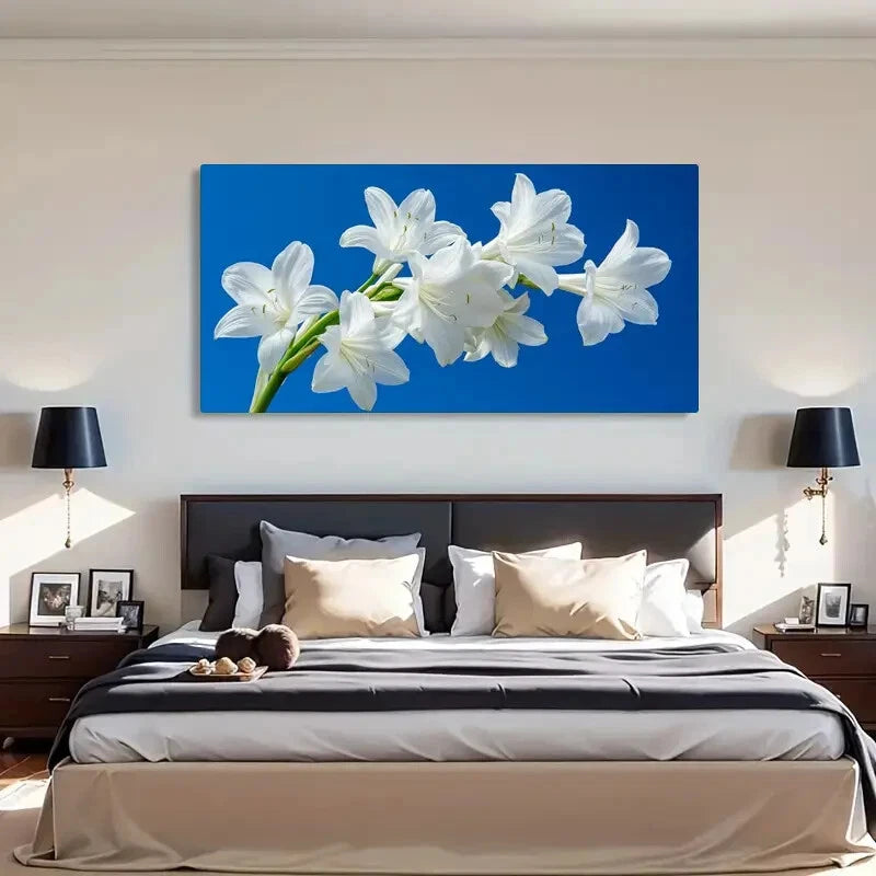 Nature-Inspired Spring Flowers Wall Art Canvas Office Home Room Framed 120x60cm - Bella Home Decor