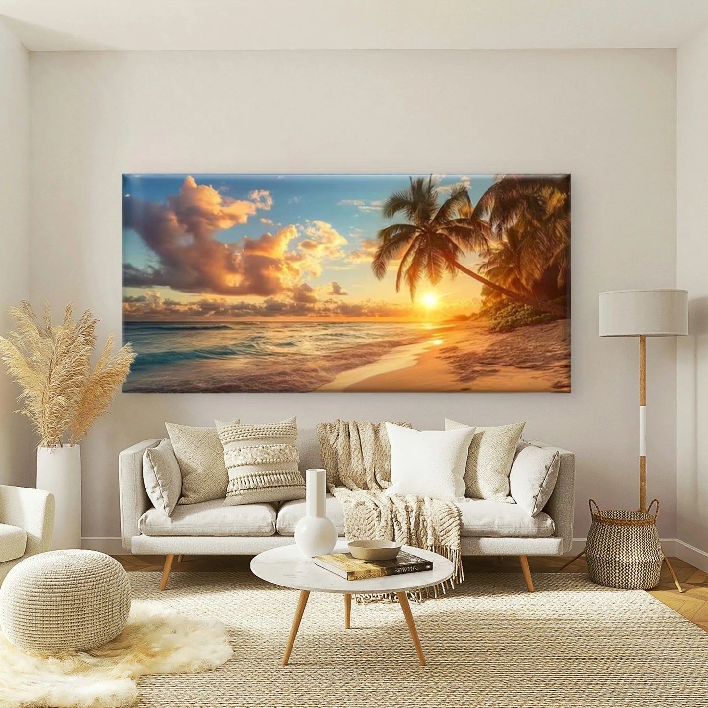 Vibrant Colorful Abstract Wall Art Canvas Office Home Room Framed 120x60cm