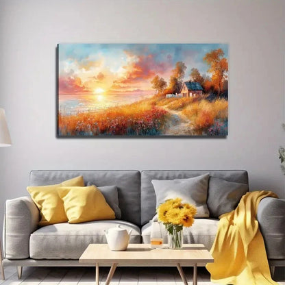 Beautiful Scenery Under Wall Art Canvas Office Home Room Framed 120x60cm