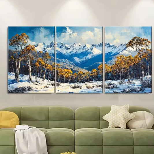 3pcs , Kosciuszko National Park Metal Print Ready to Hang Art