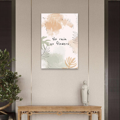 Neutral Colours Inspirational Motivation Quote 40x60cm Metal Print Ready to Hang