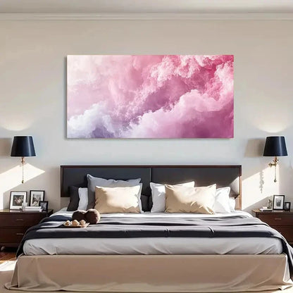 Dramatic Aesthetic Purple Hues Wall Art Canvas Office Home Room Framed 120x60cm - Bella Home Decor