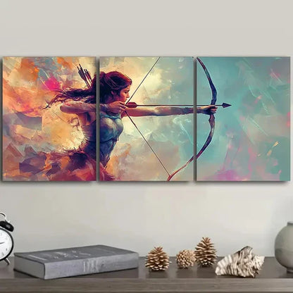 3pcs an archer Wall Art Set Canvas Unframed - High Quality Print 100% Australian Made Wall Canvas - Bella Home Decor