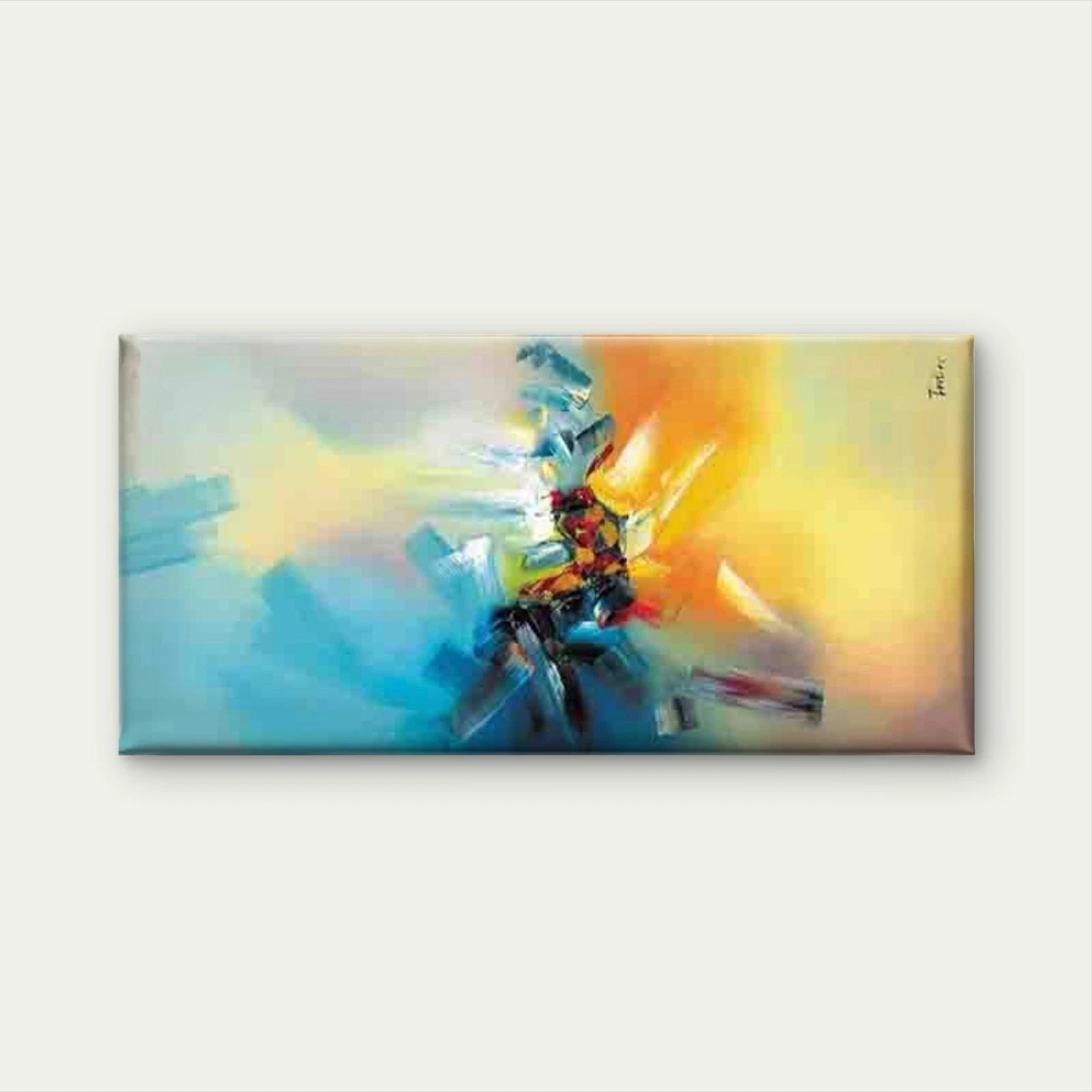 Abstract And Stylish Art Wall Art Canvas Office Home Room Framed 120x60cm - Bella Home Decor