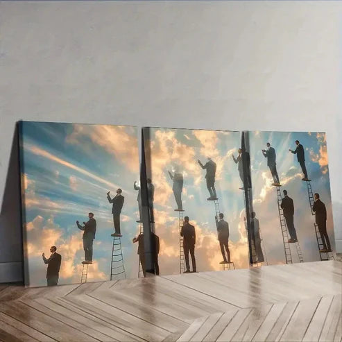 3pcs Surreal film Wall Art Set Canvas Unframed - High Quality Print 100% Australian Made Wall Canvas