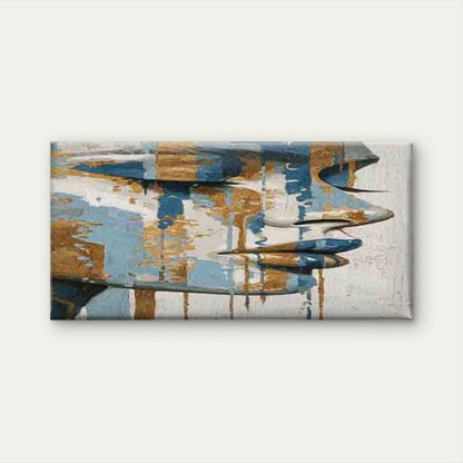 Abstract Face Design Wall Art Canvas Office Home Room Framed 120x60cm - Bella Home Decor