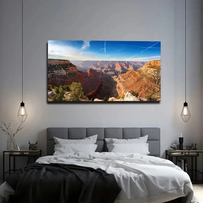 Grand Canyon Wall Art Canvas Office Home Room Framed 120x60cm